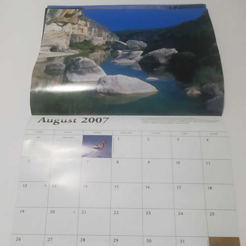 5/$15 Paper Crafting 2007 Calendar National Parks